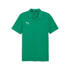 Koszulka sportowa męska Puma Team Goal Casuals Polo. Niebieskie koszulki sportowe męskie Puma, m, bez wzorów, z bawełny, bez ramiączek, do piłki nożnej. Za 89.00 zł.