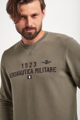 Bluza męska crewneck AERONAUTICA MILITARE. Bluzy męskie Aeronautica Militare, m, bez wzorów, bez ramiączek, bez kaptura. W wyprzedaży za 467.35 zł.