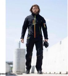 Ardon Męska bluza stretczowa bawełna stójka Amalytton delikatna powierzchnia odblaskowe nadruki elementy hi-vis czarny H6649 2XL. Czarne bluzy męskie Ardon, m, bez wzorów, z bawełny, bez ramiączek, bez kaptura. Za 214.97 zł.