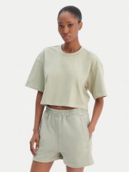 Reebok T-Shirt Reebok x Ewa Chodakowska Olka RK25612CCW Zielony jasny Relaxed Fit. Zielone t-shirty damskie Reebok, xs, bez wzorów, z bawełny, bez kołnierzyka, bez ramiączek. Za 79.99 zł.