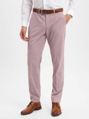 Finshley & Harding spodnie garniturowe - Kalifornia Mężczyźni Slim Fit różowy, 54. Czerwone garnitury męskie Finshley & Harding, m, bez wzorów, z syntetyku. Za 299.95 zł.