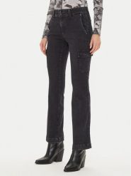 Guess Jeansy W4BA1B D5JF2 Szary Slim Fit. Szare jeansy damskie Guess, z aplikacjami, z bawełny. Za 259.99 zł.