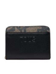 TOUS Portfel Kaos Icon 2002357351 Czarny. Czarne portfele damskie tous, ze skóry. Za 479.99 zł.