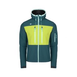 Kurtka termiczna KONKA Soft Shell z membraną AWPS: wodoodporna i wiatroszczelna. Niebieskie kurtki męskie IZAS, l, bez wzorów, z futra, bez kaptura, trekkingowe. Za 486.91 zł.