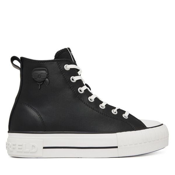 Trampki KARL LAGERFELD. Czarne trampki i tenisówki damskie KARL LAGERFELD, bez wzorów, bez zapięcia. Za 522.99 zł.