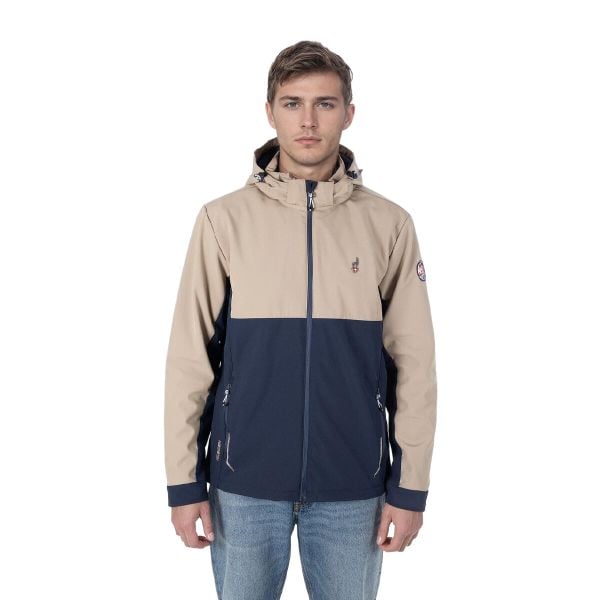 Kurtka męska softshell AULP z odpinanym kapturem elastyczna oddychająca. Zielone kurtki męskie Aulp, m, bez wzorów, z softshellu. W wyprzedaży za 399.99 zł.