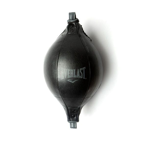 Torba Powerlock Double End Speed Bag - czarna. Czarne torby sportowe męskie EVERLAST, bez wzorów, ze skóry. Za 510.00 zł.