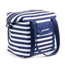 Torba turystyczna termiczna Spokey San Remo. Białe torby na ramię męskie Spokey, z materiału, na ramię, duże. Za 59.99 zł.