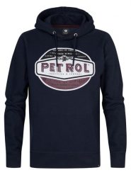 Petrol Industries Bluza M-3030-SWH235 Granatowy Regular Fit. Niebieskie bluzy męskie Petrol Industries, m, bez wzorów, z syntetyku, bez ramiączek, bez kaptura. W wyprzedaży za 69.99 zł.