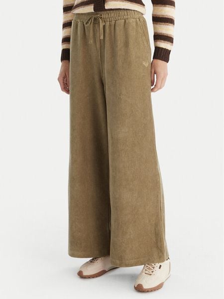 Roxy Spodnie materiałowe Lekeito Pant Knit ERJNP03691 Zielony Regular Fit. Zielone spodnie materiałowe damskie Roxy, bez wzorów, z materiału. Za 319.99 zł.