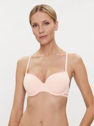 Tommy Hilfiger Biustonosz z fiszbiną UW0UW04751 Różowy. Czerwone biustonosze Tommy Hilfiger, bez wzorów, z syntetyku. W wyprzedaży za 129.99 zł.