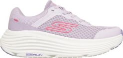 Skechers Buty damskie Skechers Max Cushining fioletowe 129470 LAV 37. Fioletowe obuwie sportowe damskie Skechers, bez wzorów, bez zapięcia. Za 348.99 zł.