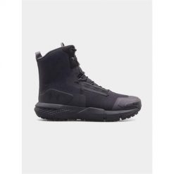Buty trekkingowe męskie Under Armour Valsetz. Brązowe buty zimowe męskie Under Armour, bez wzorów, z materiału, za kostkę, bez obcasa, bez zapięcia. Za 509.00 zł.