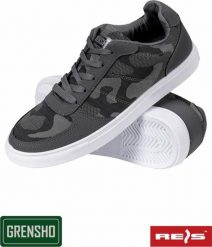 R.E.I.S. BSCASUAL - Buty sportowe typu trampki CASUAL, tkane - granatowo-biały 40. Białe trampki męskie R.E.I.S., bez wzorów, casualowe, bez zapięcia. Za 52.89 zł.
