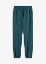Spodnie sportowe z domieszką modalu, bardzo miękkie. Niebieskie spodnie dresowe damskie bonprix, bez wzorów, sportowe. Za 144.99 zł.
