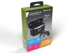 Tracer T5 TWS 5.2 czarne. Czarne słuchawki bezprzewodowe Tracer. Za 89.00 zł.