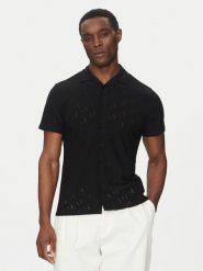 INDICODE Koszula Jerry 20-612 Czarny Regular Fit. Czarne koszule męskie INDICODE, m, bez wzorów, z syntetyku, bez kołnierzyka, bez ramiączek. Za 109.99 zł.