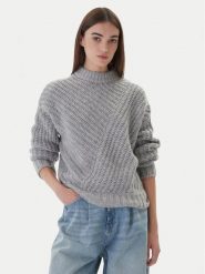 Mustang Sweter Erin 1016786 Szary Relaxed Fit. Szare swetry nierozpinane damskie Mustang, m, bez wzorów, z syntetyku, bez kołnierzyka, bez ramiączek. Za 349.99 zł.