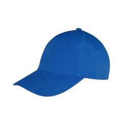 Niskoprofilowa Czapka Z Daszkiem Memphis 6 Panel. Niebieskie czapki damskie RESULT HEADWEAR, bez wzorów. Za 38.99 zł.