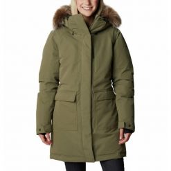 Płaszcz Zimowy Columbia Little Si Insulated Parka Damski. Zielone parki damskie Columbia, na zimę, s, bez wzorów, bez kaptura. Za 1,096.99 zł.