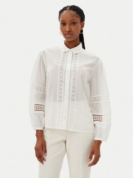 Gaudi Koszula 511FD45028 Écru Regular Fit. Koszule damskie Gaudi, bez wzorów, z bawełny, bez kołnierzyka, bez ramiączek. Za 309.99 zł.