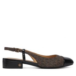 Sandały MICHAEL Michael Kors. Brązowe sandały damskie MICHAEL Michael Kors, bez wzorów, bez obcasa, na płaskiej podeszwie, bez zapięcia. Za 699.99 zł.