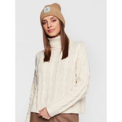 Czapka Femi Stories. Brązowe czapki damskie Femi Stories, na zimę, bez wzorów. Za 199.99 zł.