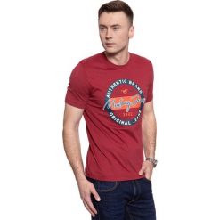 MUSTANG Alex C Print 1009973 7145. T-shirty męskie Mustang, m, bez wzorów, bez kołnierzyka, bez ramiączek. W wyprzedaży za 39.99 zł.