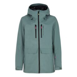 Damska kurtka narciarska Protest Moose. Zielone kurtki sportowe damskie Protest, na zimę, bez wzorów, bez ramiączek, bez kaptura, narciarskie. Za 1,064.50 zł.