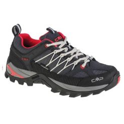 Damskie Buty Do Chodzenia Rigel Suede Low Cut. Niebieskie obuwie trekkingowe damskie CMP, z gumy, bez zapięcia. Za 528.99 zł.