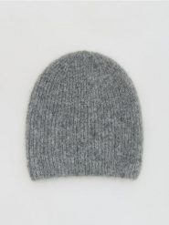 Czapka z alpaką - jasnoszary. Szare czapki damskie Reserved, bez wzorów. Za 79.99 zł.