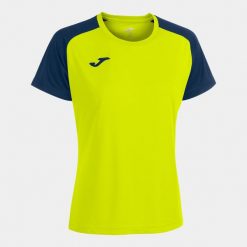 Koszulka do piłki nożnej damska Joma Academy IV. Białe bluzki damskie Joma, m, bez wzorów, sportowe, bez kołnierzyka, bez ramiączek. Za 136.99 zł.