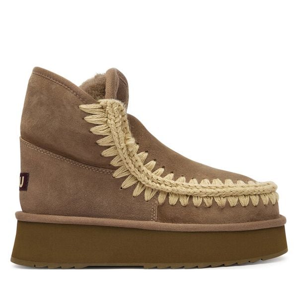 Śniegowce Mou. Szare śniegowce damskie Mou, bez zapięcia. Za 1,049.00 zł.