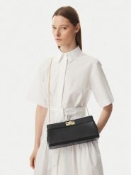 Tommy Hilfiger Torebka Th Modern Clutch AW0AW18727 Czarny. Czarne torebki do ręki damskie Tommy Hilfiger, bez wzorów, ze skóry, bez dodatków. Za 529.99 zł.