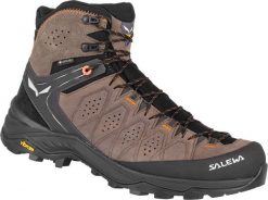 Buty trekkingowe męskie Salewa brązowe r. 42. Brązowe trekkingi męskie Salewa, bez zapięcia. Za 874.99 zł.