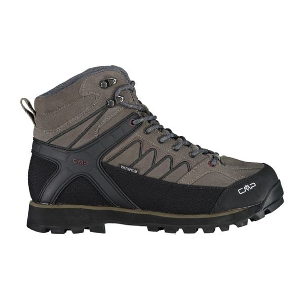 Buty trekkingowe CMP Moon waterprof. Brązowe trekkingi męskie CMP, z gumy, bez zapięcia. W wyprzedaży za 479.99 zł.