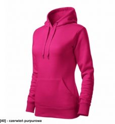 Cape Free - ADLER - Cape Free - Bluza damska, 320 g/m2, 65 % bawełna, 35 % poliester - czerwień purpurowa M. Czerwone bluzy damskie MALFINI, m, bez wzorów, z bawełny, bez ramiączek, bez kaptura. Za 144.49 zł.