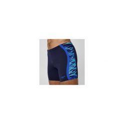 Spodenki kąpielowe Speedo Hyperboom Splice Navy - Mid jammers. Niebieskie kąpielówki męskie Speedo, l, bez wzorów. Za 199.99 zł.