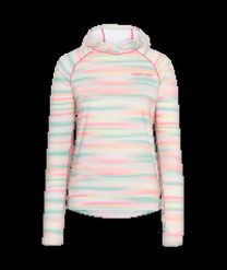 Bluza damska z kapturem Kari Traa Sanne. Niebieskie bluzy damskie Kari Traa, s, bez wzorów, z elastanu, bez ramiączek, z kapturem. Za 362.35 zł.