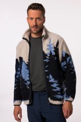 Męska Kurtka pluszowa odzież narciarska żakard stójka do roz. 7 XL. Niebieskia kurtki sportowe męskie JAY-PI, m, bez wzorów, z materiału, bez kaptura, narciarskie. Za 479.99 zł.