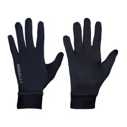 Rękawiczki sportowe męskie Rogelli Oakland. Czarne rękawiczki męskie Rogelli, bez wzorów, z elastanu. Za 59.00 zł.