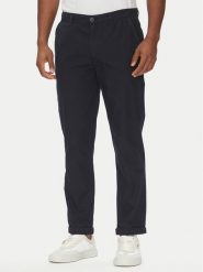 Aeronautica Militare Chinosy 251PA1654CT3505 Granatowy Regular Fit. Niebieskie eleganckie spodnie męskie Aeronautica Militare, bez wzorów, z bawełny. Za 399.99 zł.