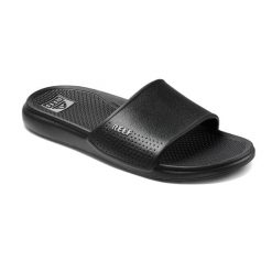 Klapki męskie REEF Oasis Slide. Czarne klapki męskie Reef, bez wzorów, bez zapięcia. Za 129.99 zł.