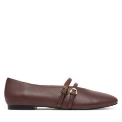 Baleriny Coccinelle. Brązowe balerinki damskie Coccinelle, bez wzorów, bez obcasa, bez zapięcia. Za 899.99 zł.