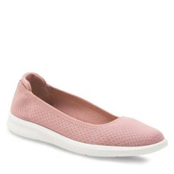 Baleriny Clara Barson. Czerwone balerinki damskie Clara Barson, bez wzorów, bez obcasa, bez zapięcia. Za 79.99 zł.