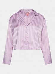 Hunkemöller Koszulka piżamowa 203168 Fioletowy Comfortable Fit. Fioletowe koszule nocne damskie Hunkemöller, bez wzorów, z syntetyku, bez ramiączek. Za 89.99 zł.