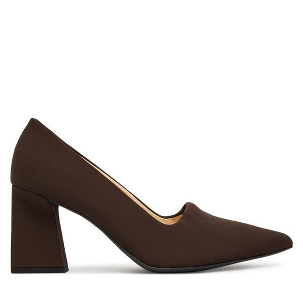 Czółenka HÖGL. Brązowe czółenka damskie HÖGL, bez wzorów, bez obcasa, bez zapięcia. Za 399.99 zł.