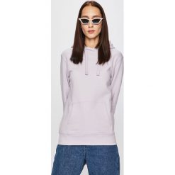 Review - Bluza. Fioletowe bluzy damskie Review, l, bez wzorów, z bawełny, bez ramiączek, z kapturem. W wyprzedaży za 79.90 zł.