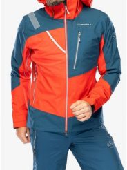 Kurtka z membraną La Sportiva Alpine Guide GTX Jkt - poppy/storm blue. Niebieskie kurtki sportowe damskie Mac in Sac, bez wzorów, bez ramiączek, bez kaptura. Za 2,498.34 zł.