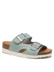 Klapki Scholl. Brązowe klapki damskie Scholl, bez wzorów, bez obcasa, bez zapięcia. Za 359.99 zł.
